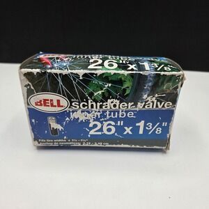 Bell Bicycle Inner Tube Schrader Valve 26 x 1 3/8 26" Road Bike Black New